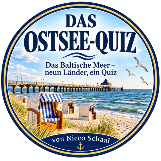 DAS OSTSEE-QUIZ DAS OSTSEE-QUIZ nimmt dich mit auf eine unterhaltsame Entdeckungsreise rund um das Baltische Meer.